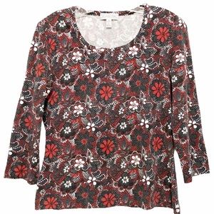 St. John Sport | Top Blouse 3/4 Sleeves SZ…